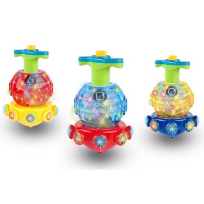 Flashing Music Spinning Octopus Squid Shape