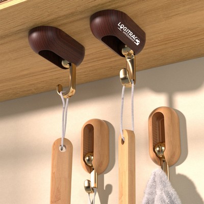 Non-Punching Stick On Wall Hooks 4 Pack