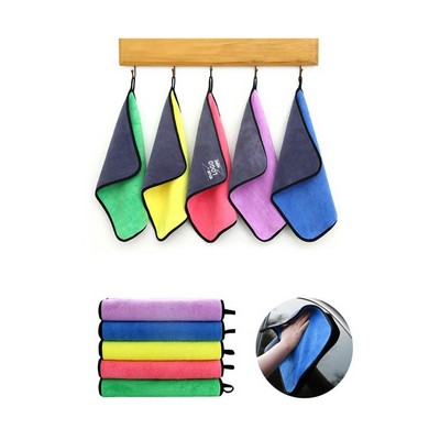 Microfiber Car Wash Cloth (11" x 15")