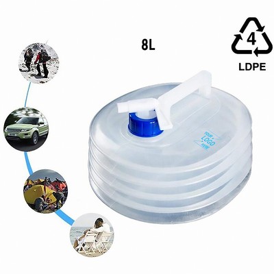 8L Foldable Plastic Water Jug
