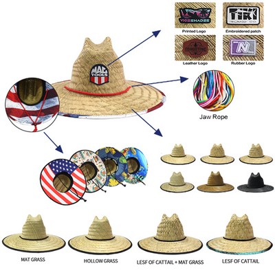 Chic Lifeguard Straw Hat