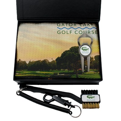 Golf Pro Club Clean Kit Geo Divot Tool
