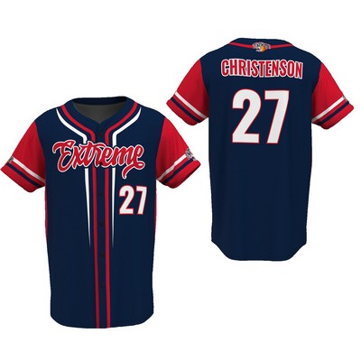 Men's/Youth Full Button Baseball Jersey