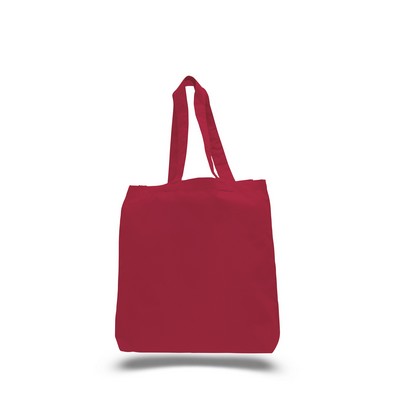 Cotton Tote Bag with Bottom Gusset