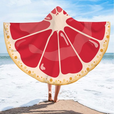 78.8 x 59" Custom Adult Hooded Oversized Beach Towel#20