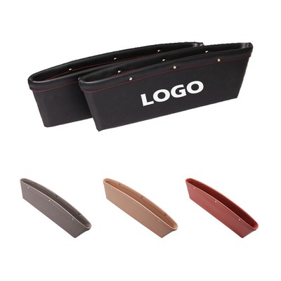 Leather Car Seat Crevice Storage Box