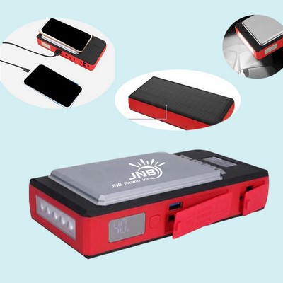 Solar Powered Emergency Power Bank & Car Jump Starter
