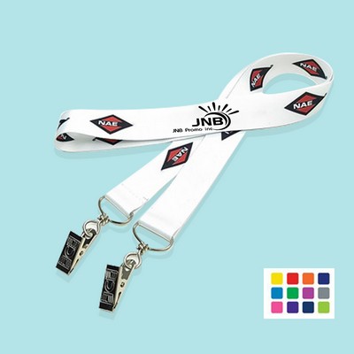 Custom Badge Holder Reel Lanyard