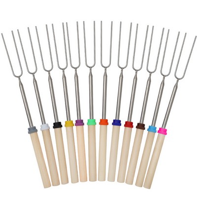 Retractable Barbecue Fork