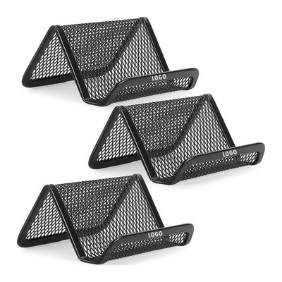 Mesh Business Card Holder For Desk