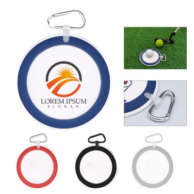 Round PVC Golf Bag Tag
