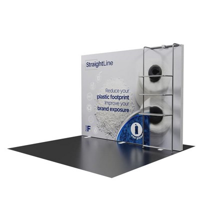 10' StraightLine™ Modular Kit w/Panel F & Waterfall Shelves