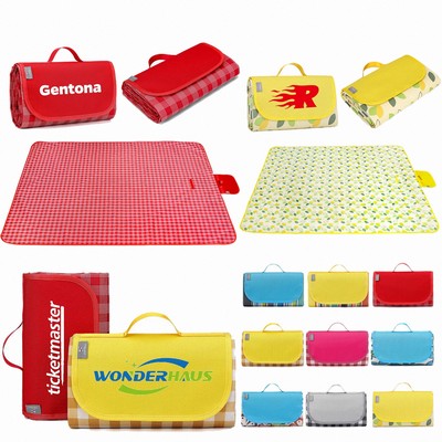 Outdoor Fairview Roll-Up Picnic Blanket/Various Logo