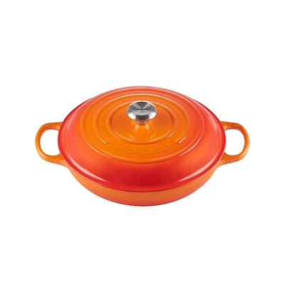 Le Creuset 3.5 Qt. Signature Flame Cast Iron Braiser