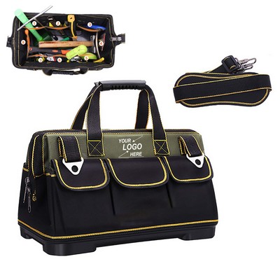 Heavy Duty Waterproof Hard Bottom Tool Bag