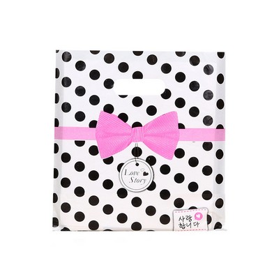 9.9"x9.9" 2.4mil Merchandise Bag W/ Die Cut Handle for Boutique Bag Shopping Clothes Packaging Bag