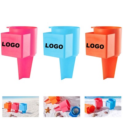 Beach Cup Holder with Pocket