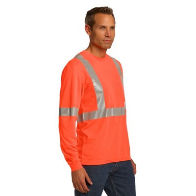 CornerStone ANSI 107 Class 2 Long Sleeve Safety T-Shirt