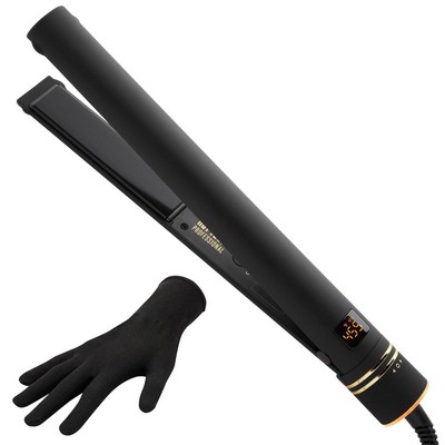Hot Tools Black Gold Salon Flat Iron 1"