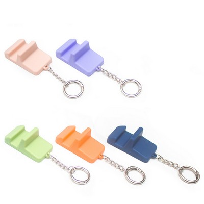 Plastic Mini Creative Keychain Phone Holder