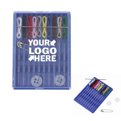 Mini Portable Quick Fix Sewing Kit Threaded Needle Kit