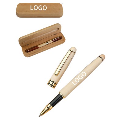 Maple Wood Signature Pen Gift Box