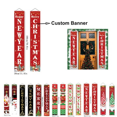 Christmas Front Porch Banner