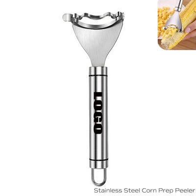 7" Stainless Steel Corn Peeler Corn Cob Stripper Tool Corn Thresher