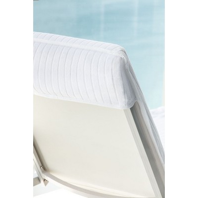 Velour Stripe w/Fitted Hood Lounge Chair (85" x 30")