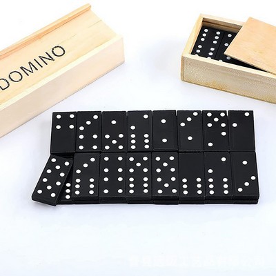 Wooden Dominoes Game