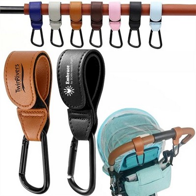 Leather Stroller Hooks