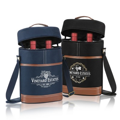 Classic Insulated Double Wine Cooler Bag