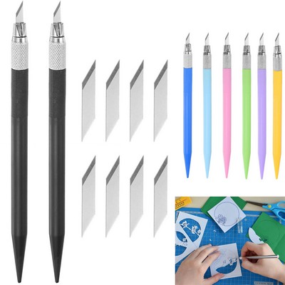 Sharp Precision Hobby Knife Craft Knife Kit for Pumpkin Carving, DIY, Art, Cutting, Stencil