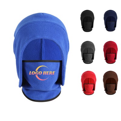 Face Mask with Integrated Neck Warmer and Hood