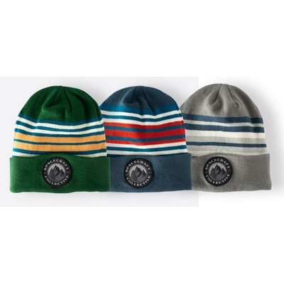 Striped Lotus Beanie