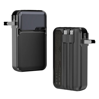 20000 mAh Battery Pack w/AC Plug