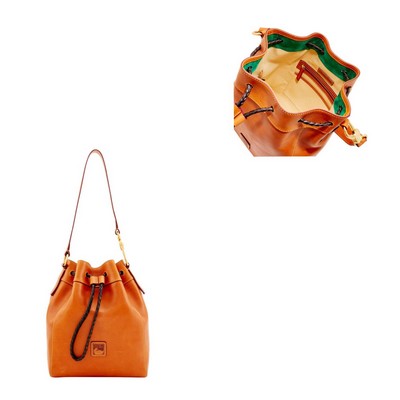 Dooney & Bourke Natural Florentine Hattie Drawstring