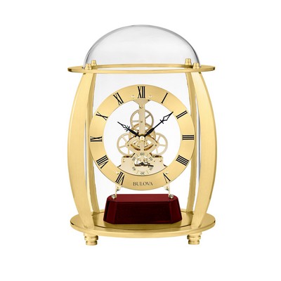 Bulova Clocks Victoria Glass Dome Table Clock
