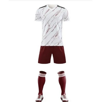 Marbled Style Sports Uniform