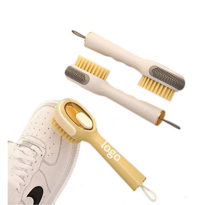 Multi-Functional Liquid-Adding Shoe Brush