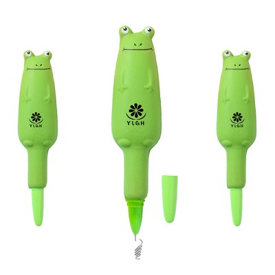 Stress Foam Frog Shaped Pen