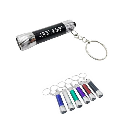 Mini 3 Led Aluminum Keychain Flashlight