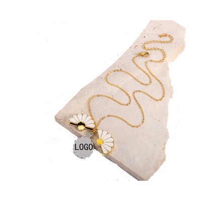 Sunflower Pendant Necklace