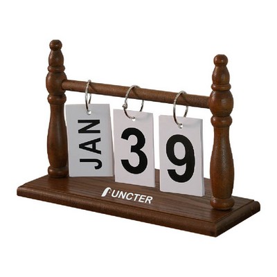 Wooden Page Turning Calendar
