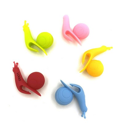Snail Silicone Wine Glass Label
