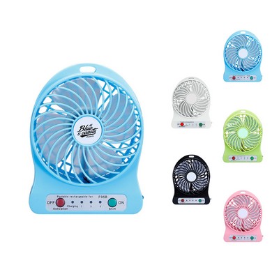 Mini Usb Rechargeable Desktop Handheld Fan