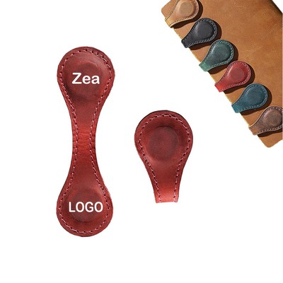 Moq50 Leather Magnetic Bookmark
