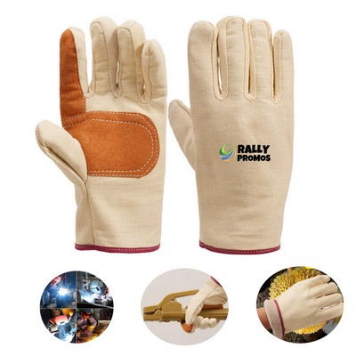 Double-lined Canvas Welding Labor Protection Glove