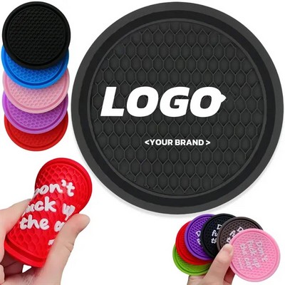 Stock Universal Waterproof Non-Slip Car Cup Holder Coaster