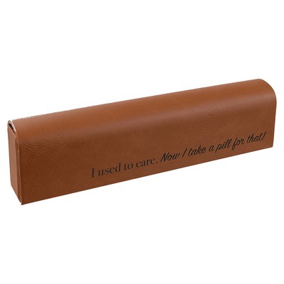 Leatherette Pill Box